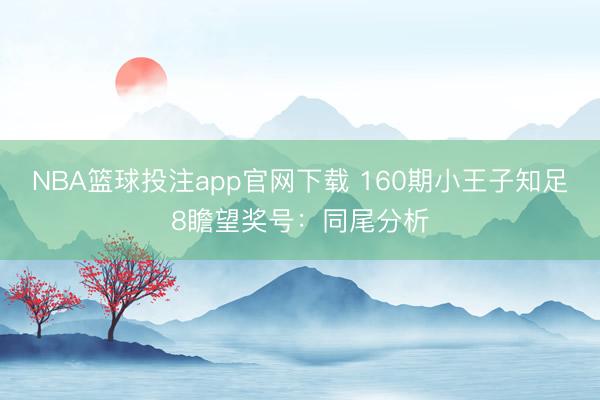 NBA篮球投注app官网下载 160期小王子知足8瞻望奖号：同尾分析